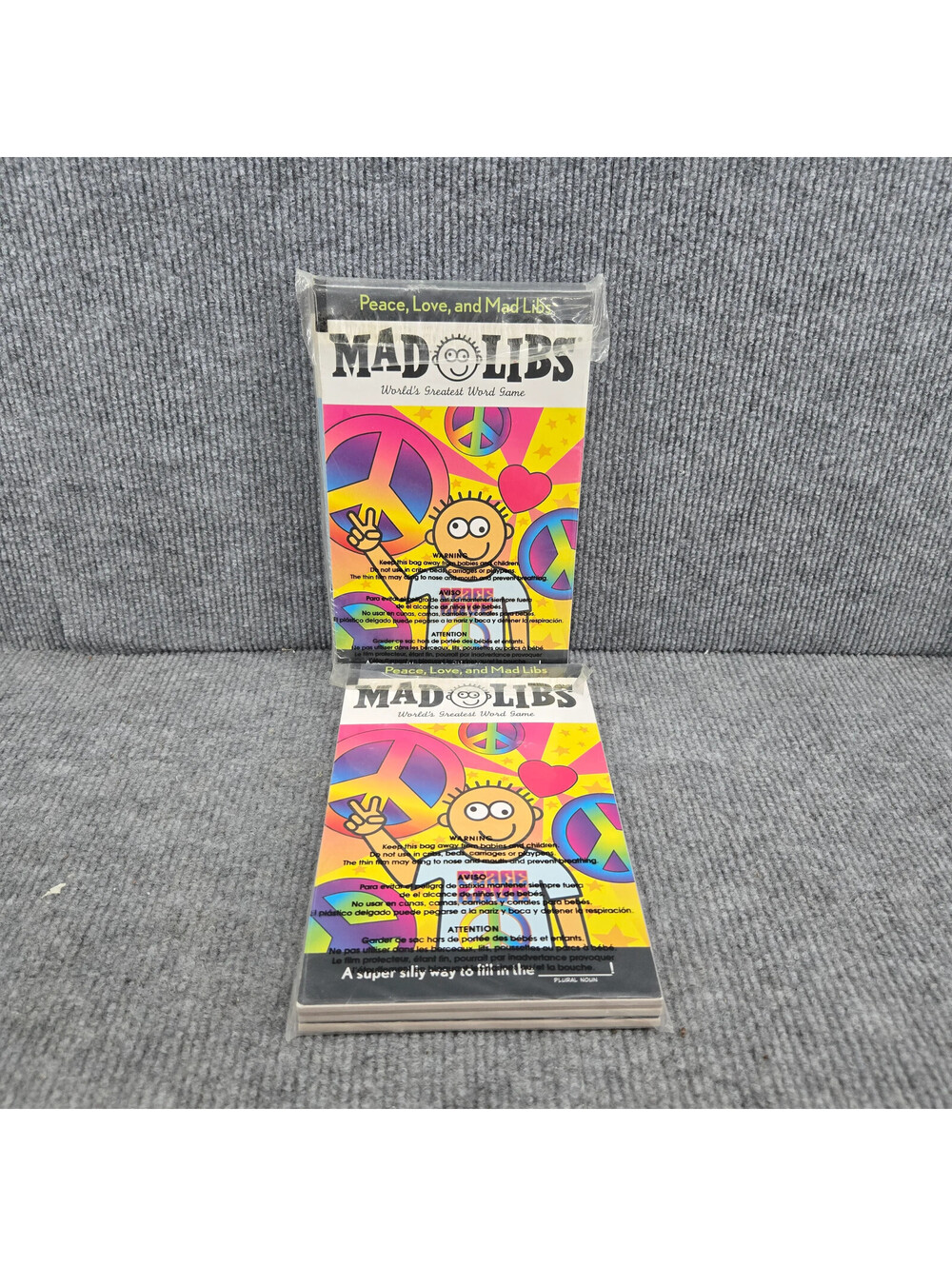 Peace, Love, and Mad Libs & Slam Dunk Mad Libs & Happily Ever Mad Libs Set of 6